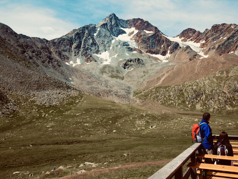 Mountainbiketour Kurzras - Lazaunhütte