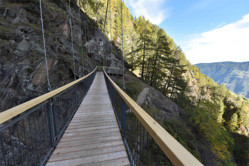 Meraner Höhenweg: Wanderung durch die 1.000 Stufen Schlucht