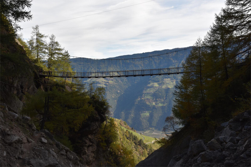 Meraner Höhenweg: Wanderung durch die 1.000 Stufen Schlucht