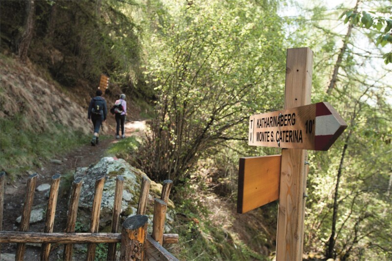 Einstieg Meraner Höhenweg in Katharinaberg 