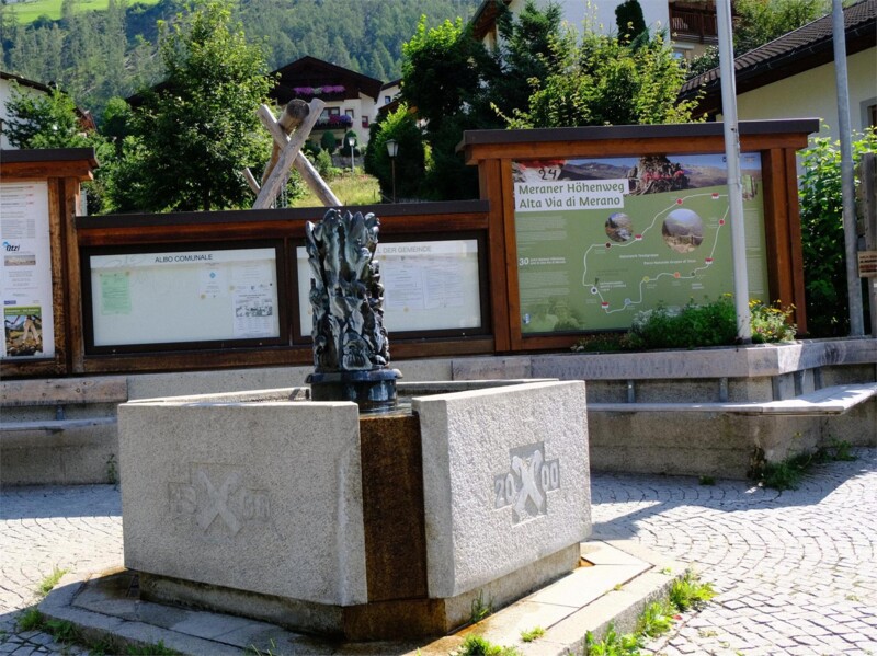 Einstieg Meraner Höhenweg in Katharinaberg 