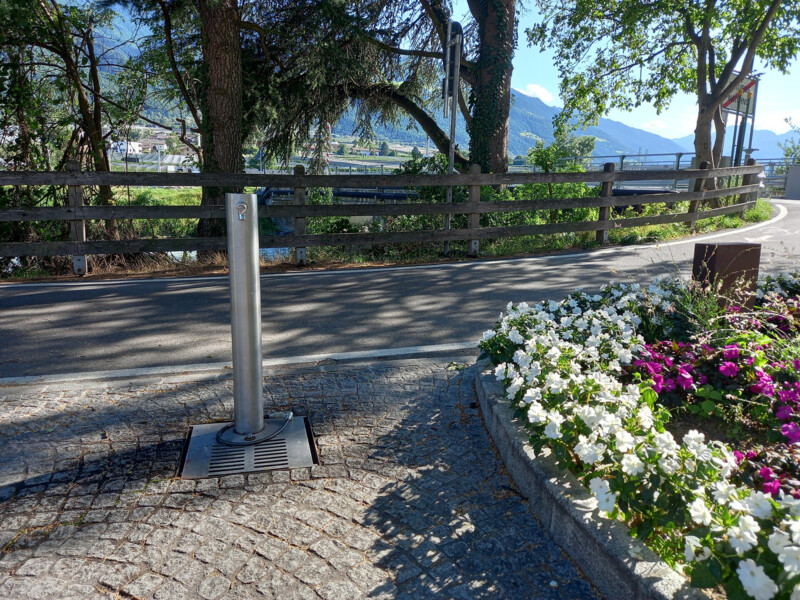 Trinkwasser - Auffüllstation: Rastplatz Tschirlander Brücke