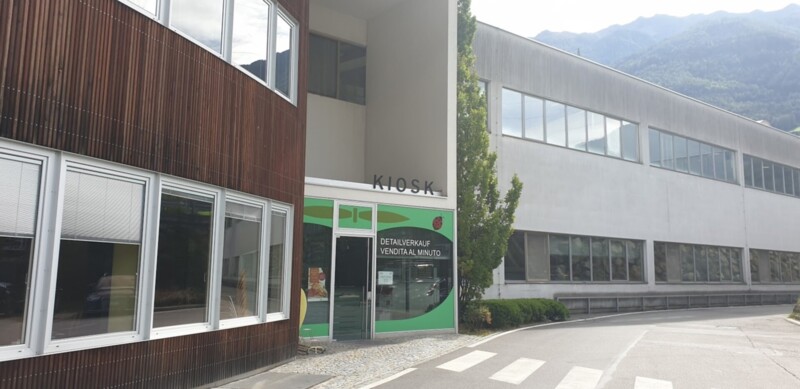 Detailgeschäft in der Obstgenossenschaft TEXEL